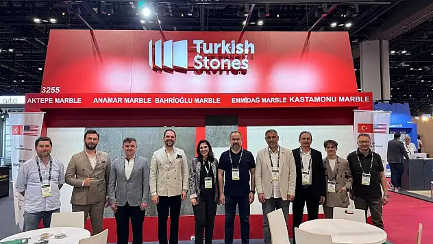 Kastamonu mermeri ABD fuarında