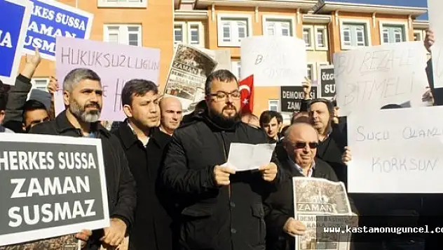 Kastamonu Adliyesi önünde eylem