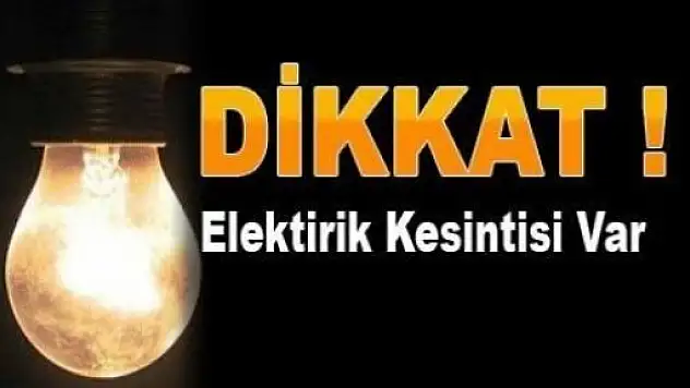 Kastamonu'da Elektrik Kesintisi Yaşanacak