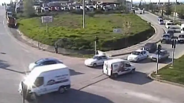 Kastamonu'da Kazalar Mobese Kamerasına Yansıdı