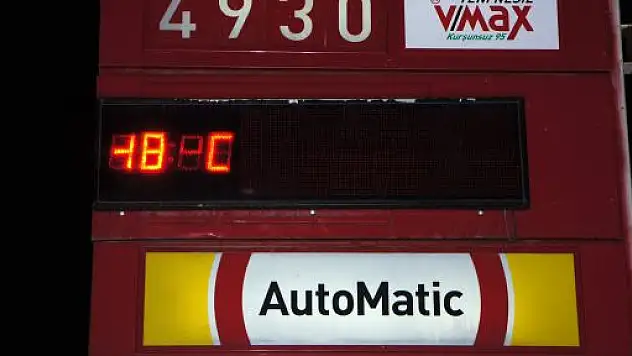 Kastamonu'da Termometreler -18'i Gösterdi