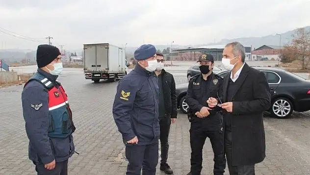 Kaymakam Pişkin, uygulama noktalarını denetledi