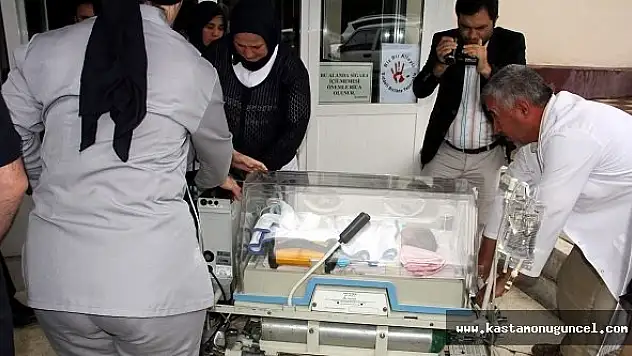 Kazazede Bebek Hayata Tutunmaya Çalışıyor