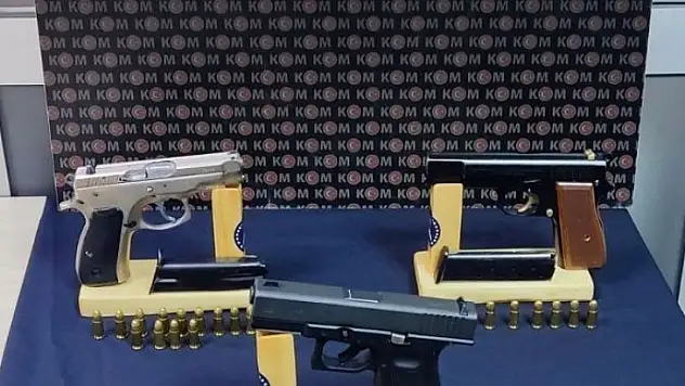Ruhsatsız silah operasyonu! 3 gözaltı