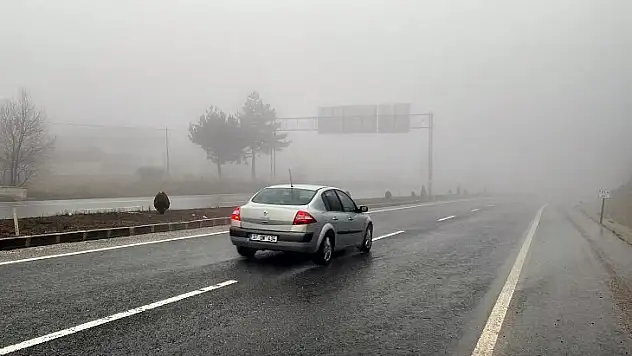 Sis ulaşımı aksatıyor