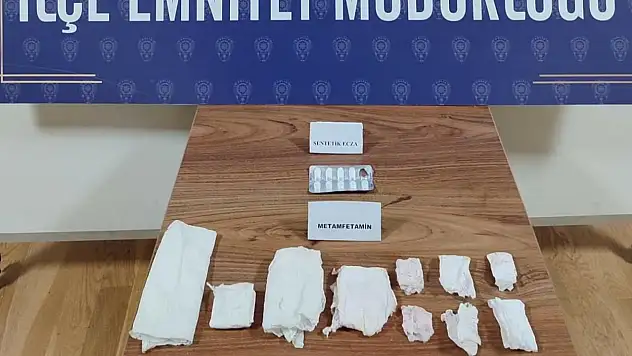 Şüpheli araçtan uyuşturucu çıktı