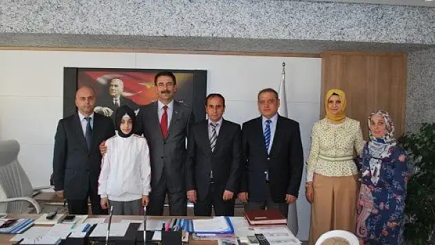 Balkan ikincisi Büşra'dan Çelik'e ziyaret