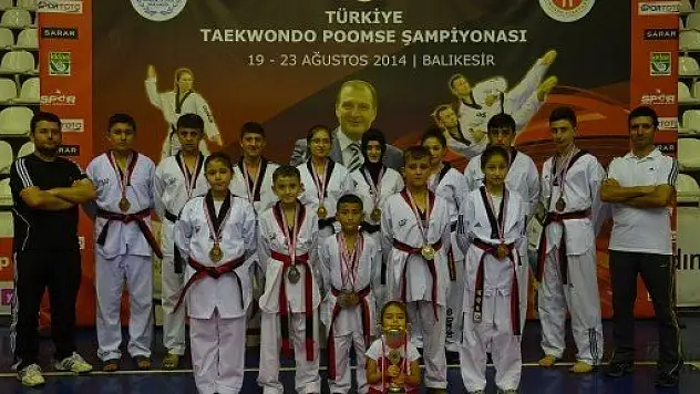 Taekwondocularımızdan madalya yağmuru