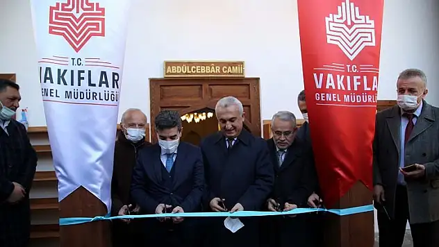 Tarihi Abdülcebbar Camisi yeniden ibadete açıldı