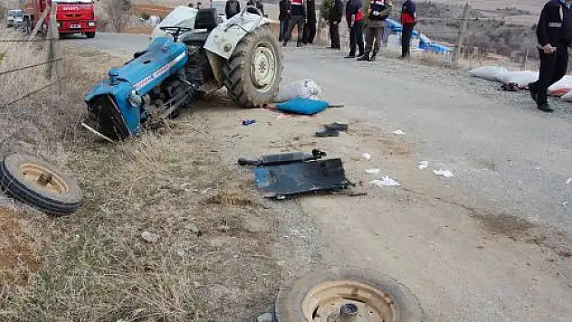 Taşköprü'de Traktör Devrildi: 1 Ölü, 1 Yaralı