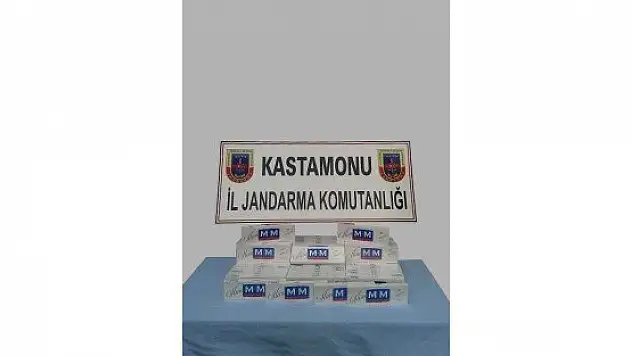 Kastamonu'da Kaçak Sigara Yakalandı