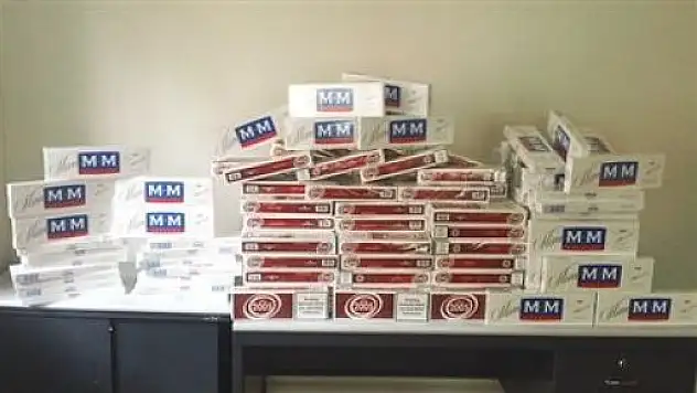 Tosya'da Kaçak Sigara Ele Geçirildi