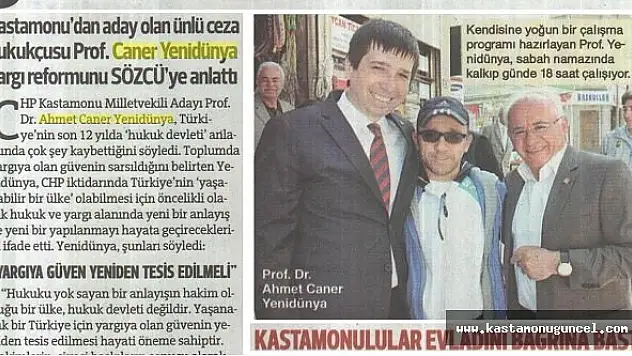 Yenidünya 'Hakimler Vicdanına Göre Karar Verecek'