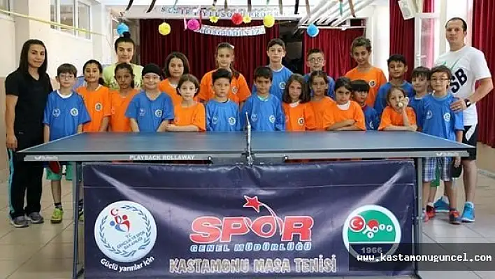 Yaz Spor Okullarında Masa Tenisi Tutkusu