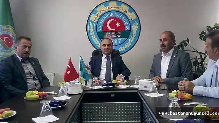Vali Günaydın, Ziraat Odasını Ziyaret Etti