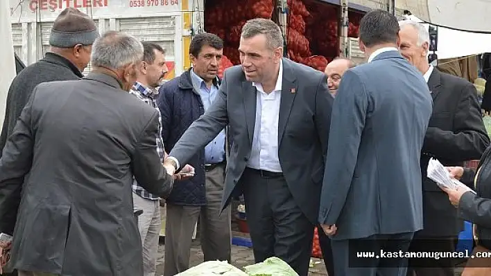 Çelebioğlu, İlçe Ziyaretlerini Sürdürüyor