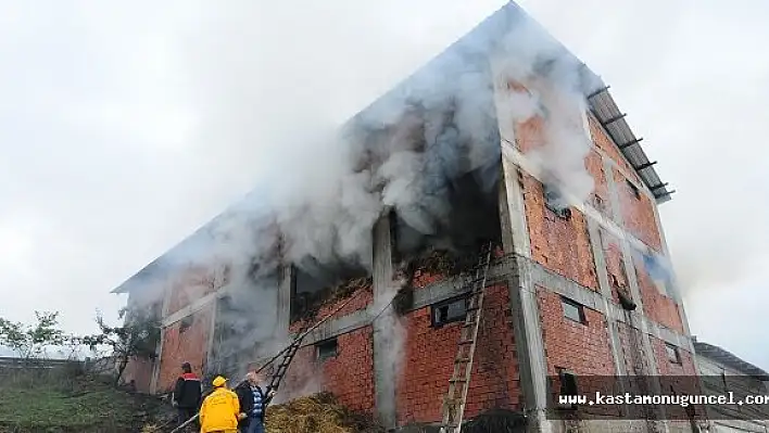 Kastamonu'da 2 Bin Balya Saman, 3 Ton Buğday Yandı
