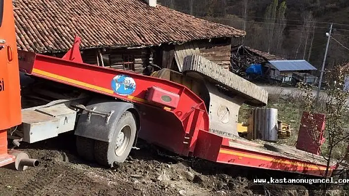 İş Makinesi Yaşlı Adamın Ayağını Ezdi
