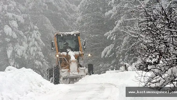 Kastamonu'da 398 köy yolu ulaşıma kapalı