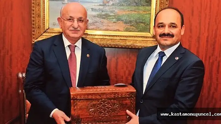 Rektör Aydın, TBMM Başkanını Ziyaret Etti