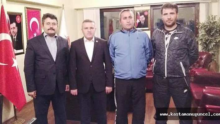 Taekwondo Antrenörleri Çelik'i Ziyaret Etti