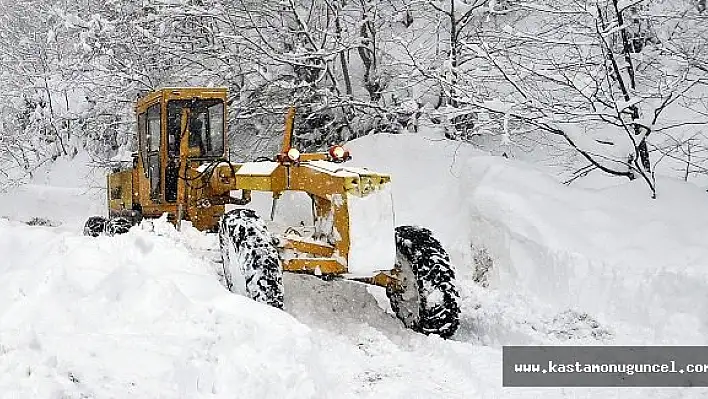 Kastamonu'da 391 köy yolu ulaşıma kapandı