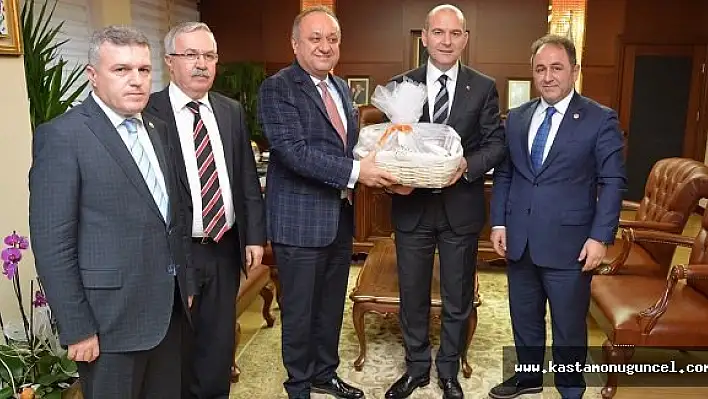 Babaş'tan, Bakan Soylu'ya Özel Ziyaret