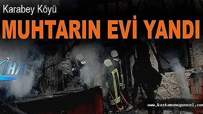 Kastamonu'da Yangın: 2 Katlı Ev Kül Oldu