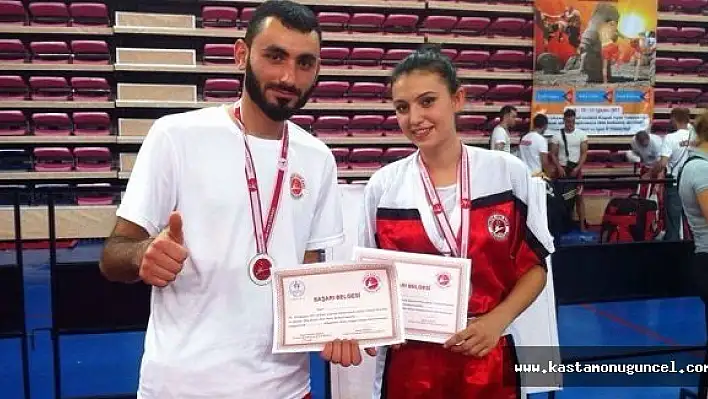 Emrah ve Hatice Kick Boks Avrupa Kupası'na Gidiyor