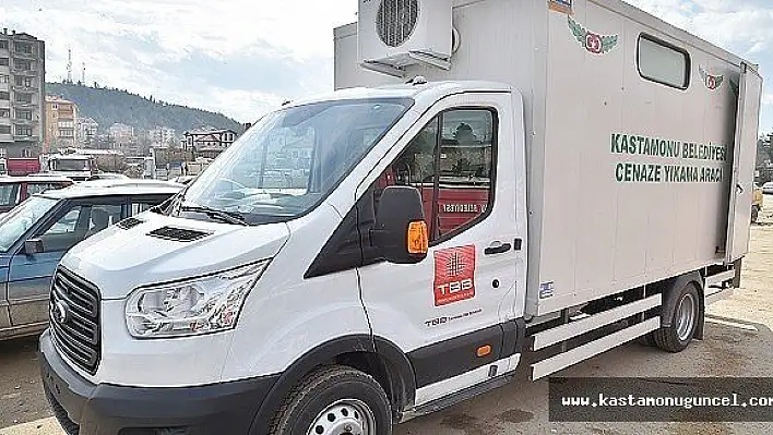 Kastamonu Belediyesi'ne Yeni Cenaze Yıkama Aracı