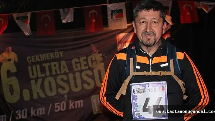Şükür, Çekmeköy Gece Koşusuna Katıldı