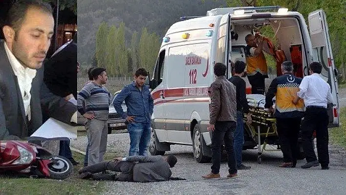 Kask Takmayan Sürücü Hayatını Kaybetti