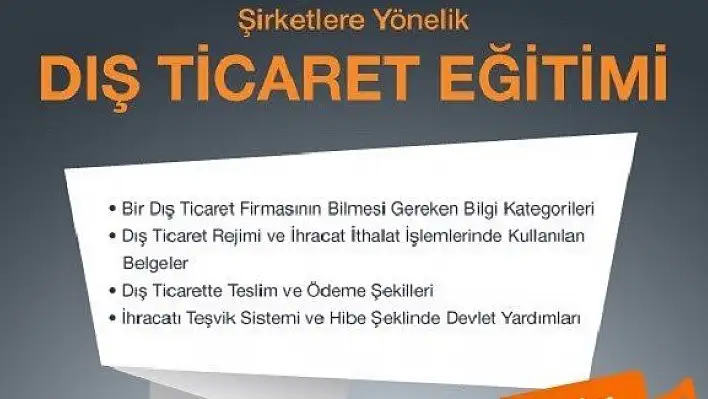 KUZKA, 'Dış Ticaret Eğitimi' Düzenleyecek‏