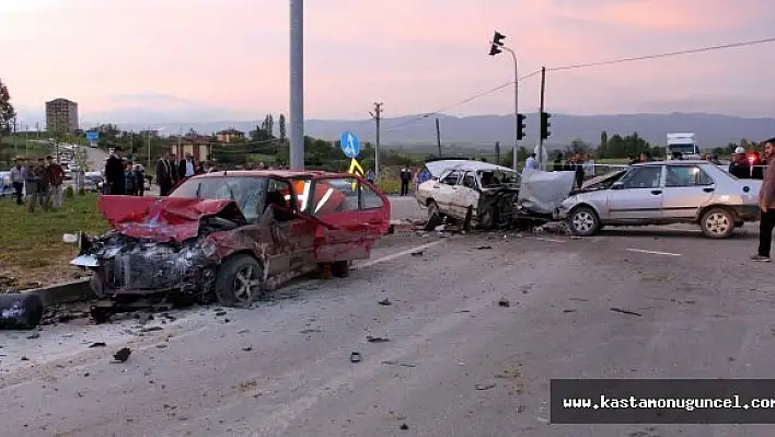 Kastamonu'da zincirleme kaza: 9 yaralı
