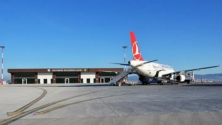 Kastamonu Havalimanında yolcu artışı yaşandı
