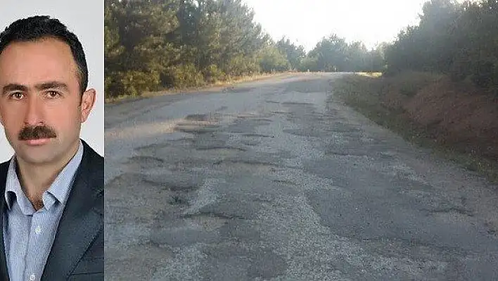 Baltacı Köyü Muhtarı'ndan yol isyanı