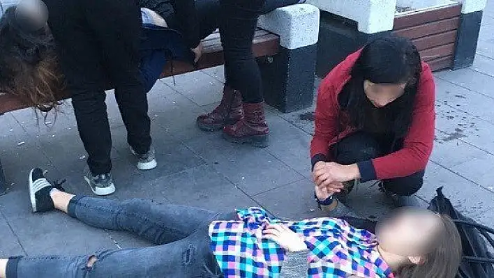 Bonzai kullanan genç kızlar kendinden geçti