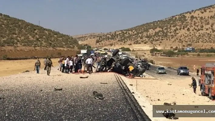 Mardin'de askeri aracın geçişinde patlama: 3 şehit, 3 yaralı
