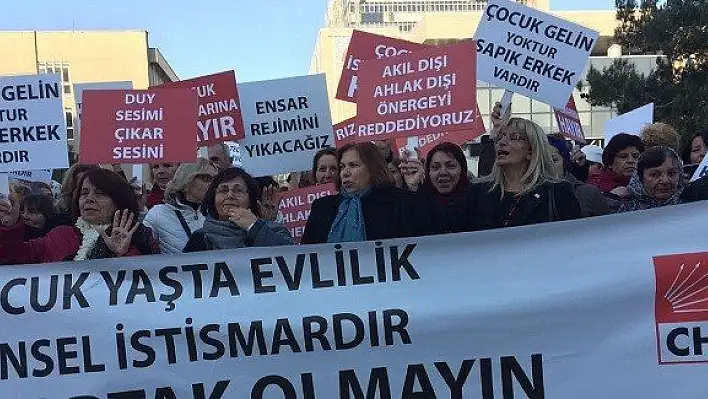 CHP'li kadınlar Ankara'ya çıkarma yaptı
