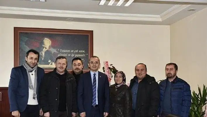 Gazetecilerden Pişkin'e &quotHayırlı Olsun" ziyareti