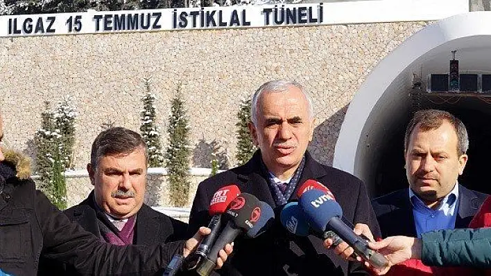 Ilgaz Tüneli, 15 Aralık'ta açılış yapılacak hale gelecek