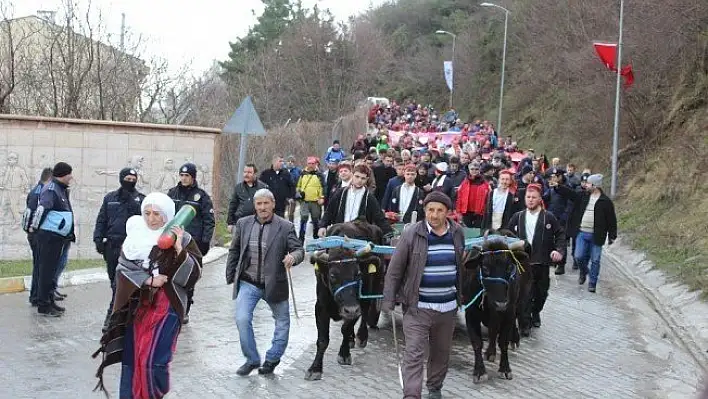 Atatürk ve İstiklal Yolu Kış Yürüyüşü başladı