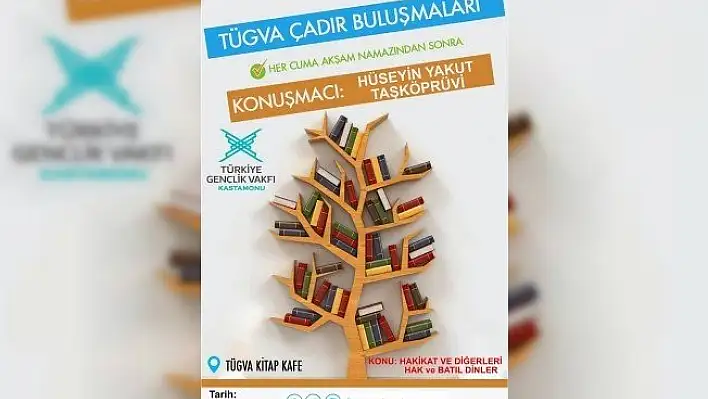 Kitap kokan bir mekanda, sıradışı bir program