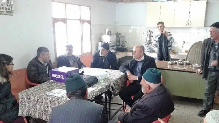 Tosya köylerinde çiftçi eğitimleri devam ediyor