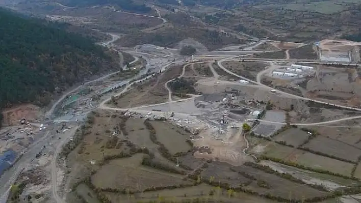 Araç Barajı'nın yüzde 18'i tamamlandı