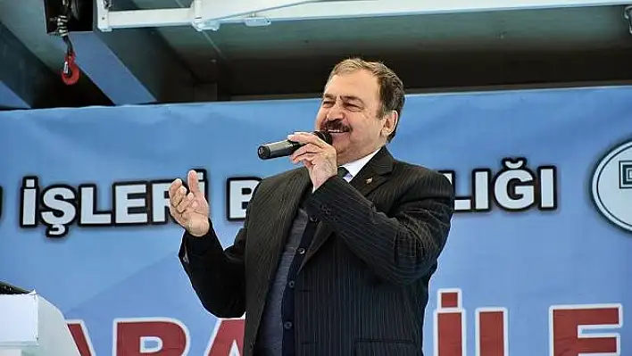 Bakan Eroğlu, Tosya'da konuştu
