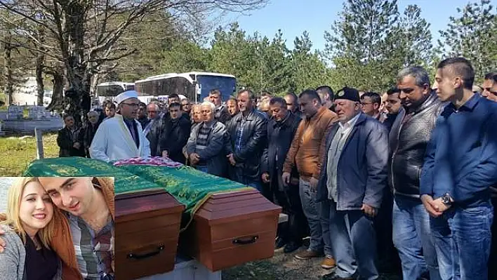 Fransa'daki kazada ölen çift Kastamonu'da toprağa verildi