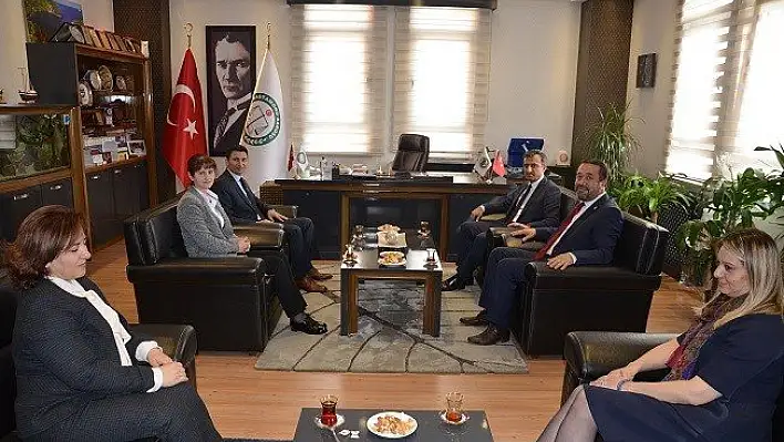 Adalet Komisyonu Başkanlığı'ndan Baro Başkanı'na ziyaret