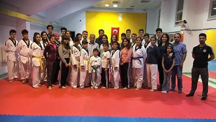 Erişen Taekwondo'da kuşak sınav heyecanı!