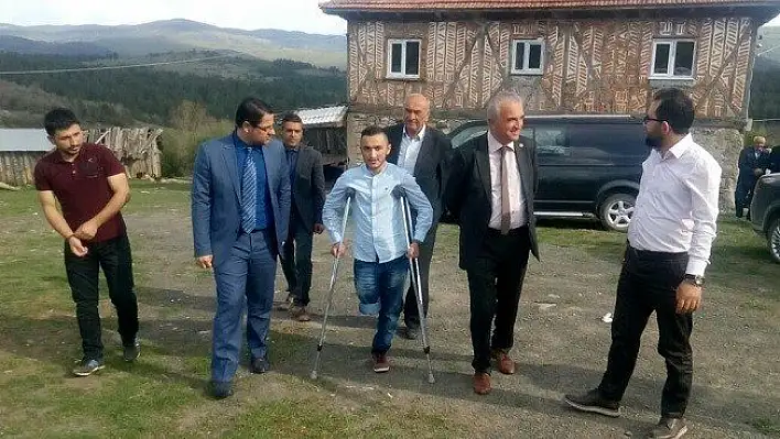Gazi Ferdi Çatal, ilk kez baba ocağına geldi